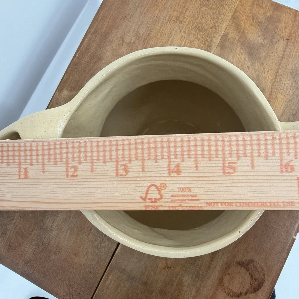 VTG Watt Pottery Apple Pitcher #17 Large 64oz Ice Lip Oven Ware USA - No Crazing